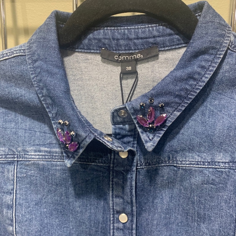 Denim Blouse NEW Size 8 by Comma
